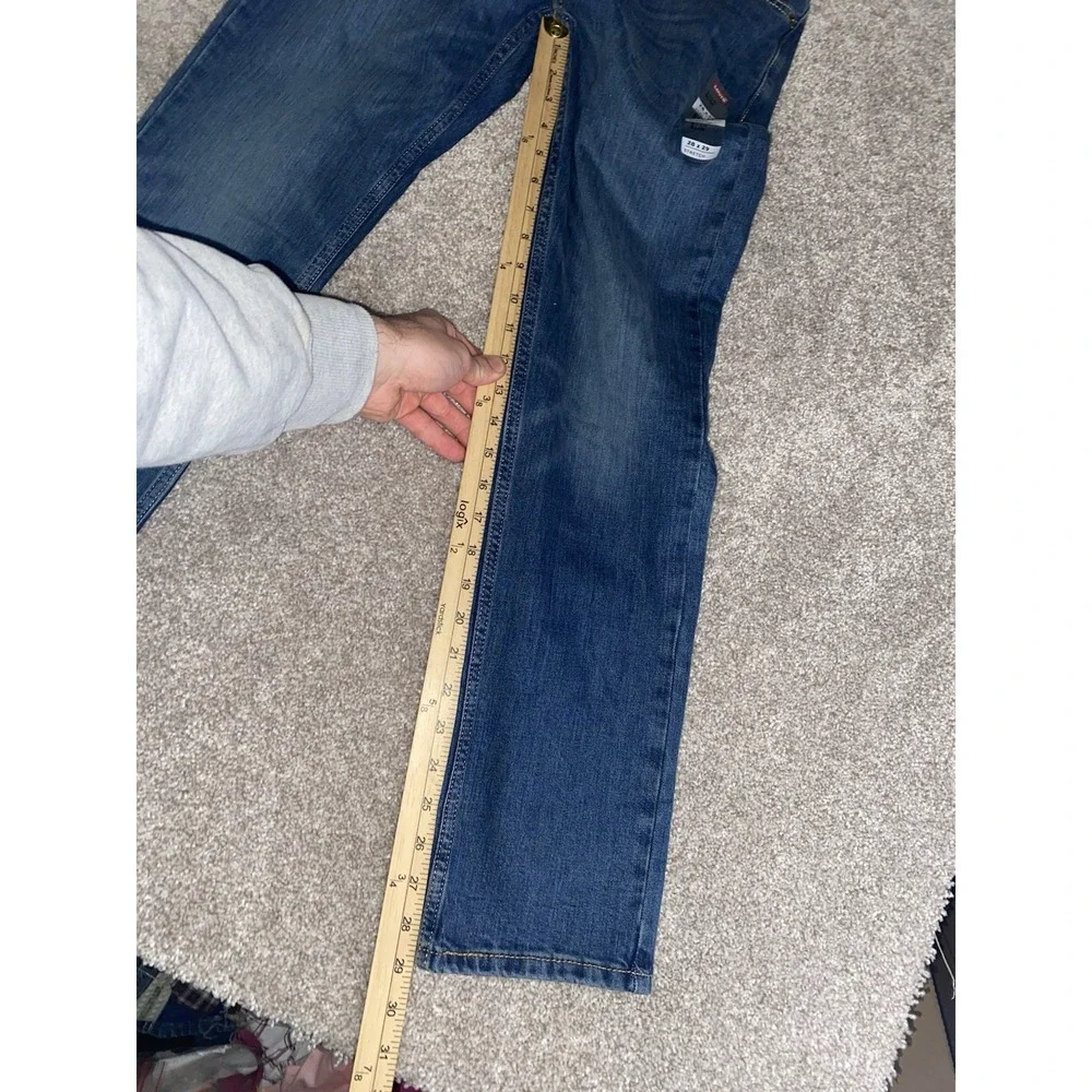 Levi's 511 Slim Fit Stretch Jeans Blue Denim Mens 28x29 Western Work Casual Camo